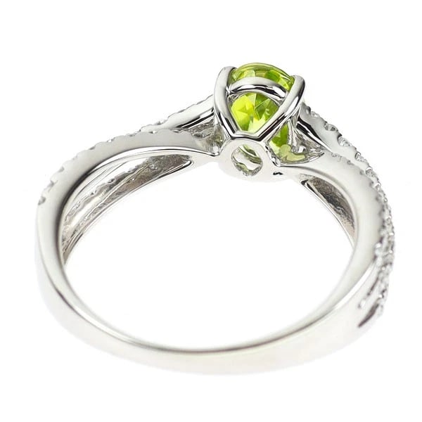 PT900 SPHENE DIAMOND RING - 2