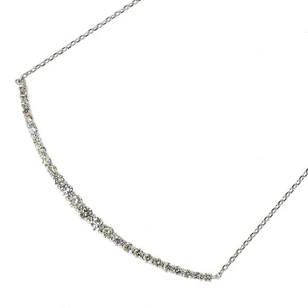 PT900/ PT850 DIAMOND PENDANT NECKLACE: Pt900/ Pt850 Diamond Pendant Necklace Brand: None Type/Style: Pendant Necklace Material: Metal Purity 850, Metal Platinum, Main Stone/Creation Natural Color: None Size: Necklace: Chain Length