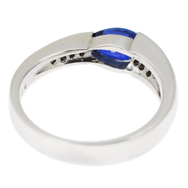 PT900 SAPPHIRE DIAMOND RING - 2