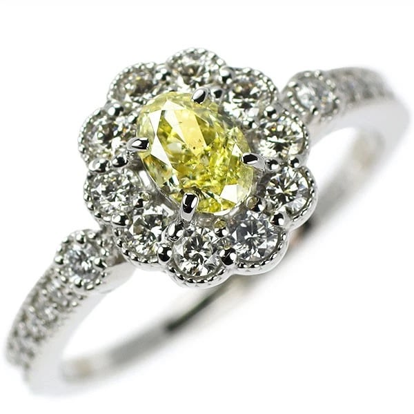 PT950 OVAL DIAMOND RING: Pt950 oval diamond ring Brand: None Type/Style: Ring Material: Metal Purity 950, Metal Platinum, Main Stone/Creation Natural Color: Platinum Size: 5.5 - 5.75 US Accessories: None Accessori