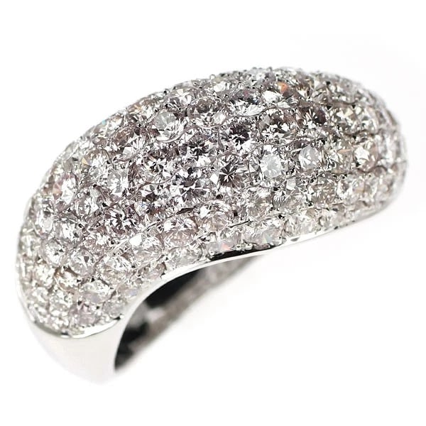 K18WG NATURAL PINK DIAMOND RING: K18WG Natural Pink Diamond Ring Brand: None Type/Style: Ring Material: Metal Purity K18, Metal Gold, Main Stone/Creation Natural Color: None Size: 7.25 US Accessories: None Accessories