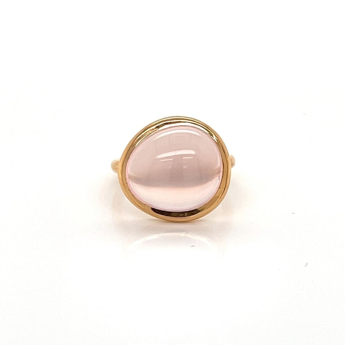 FRED OF PARIS BELLES RIVES PINK QUARTZ RING: Fred of Paris Belles Rives Pink Quartz Ring Brand: Fred of Paris Type: Ring Material: 18k Rose Gold Color: rose gold Size: 4 US Accessories: None Accessories Notice: When purchasing pre-owned