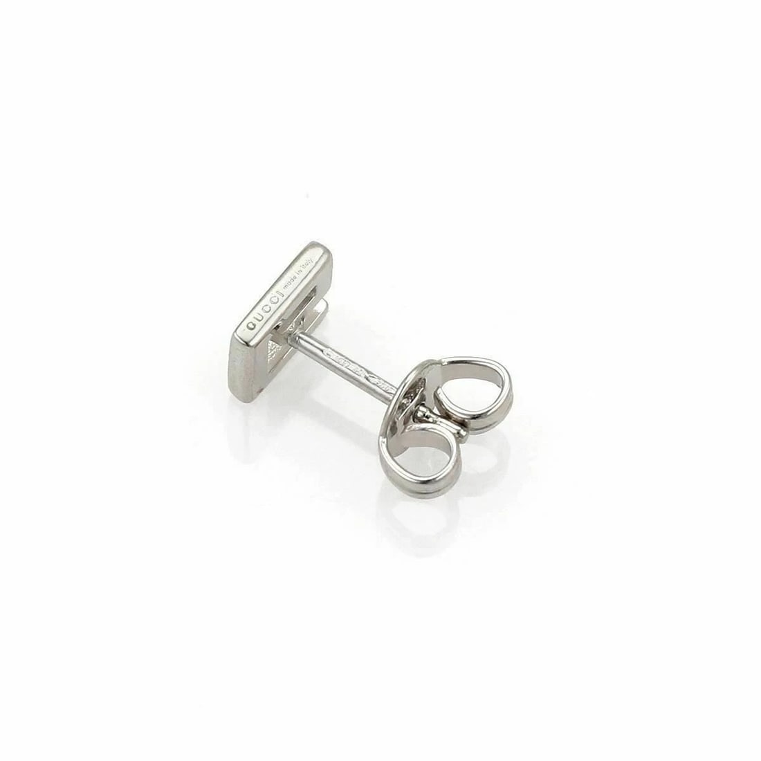 GUCCI G LOGO STUD EARRINGS - 2