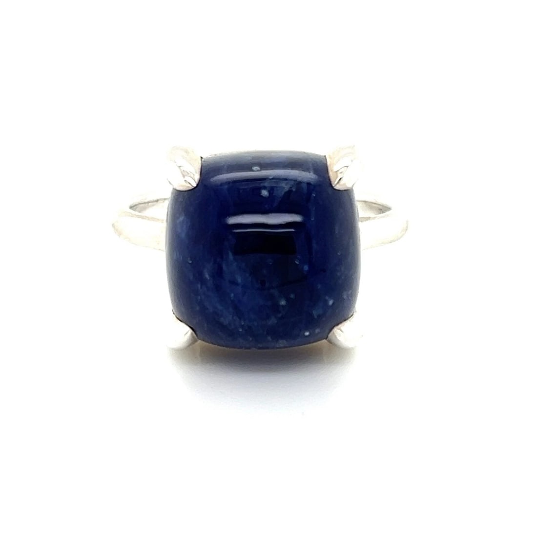 TIFFANY & CO. PALOMA PICASSO SUGAR STACKS RING: Tiffany & Co. Paloma Picasso Sugar Stacks Ring Brand: Tiffany & Co. Type: Ring Material: sterling silver (925) Main Stone/Creation/Gemstone Gemstone: sodalite Color: None Size: 7 US 