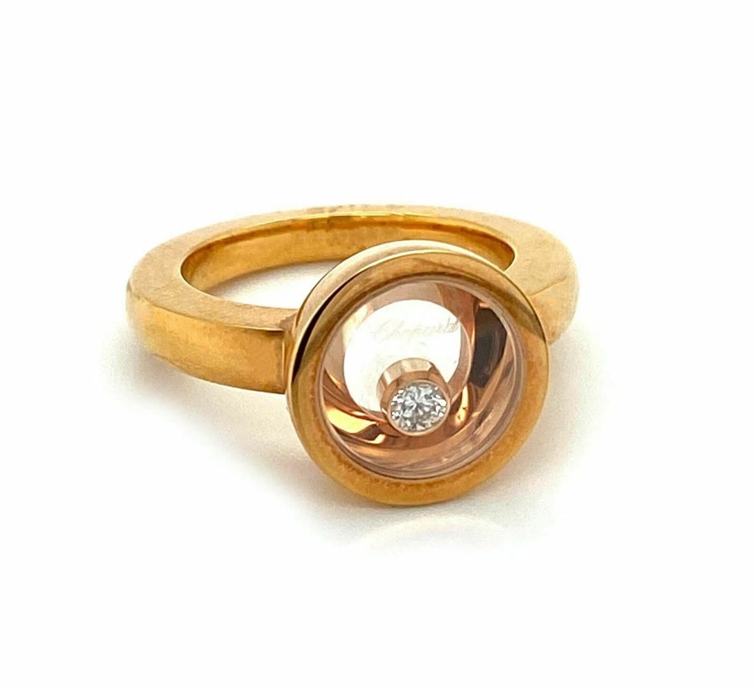 CHOPARD HAPPY DIAMOND ROUND RING - 2