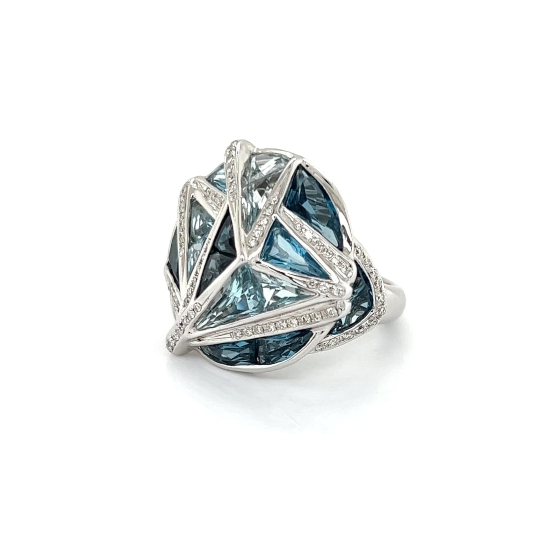 BELLARRI GEOMETRIC DESIGN RING - 2