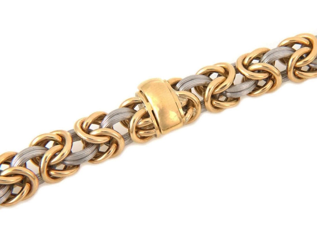 ROM GERMANY BYZANTINE LINK NECKLACE - 3