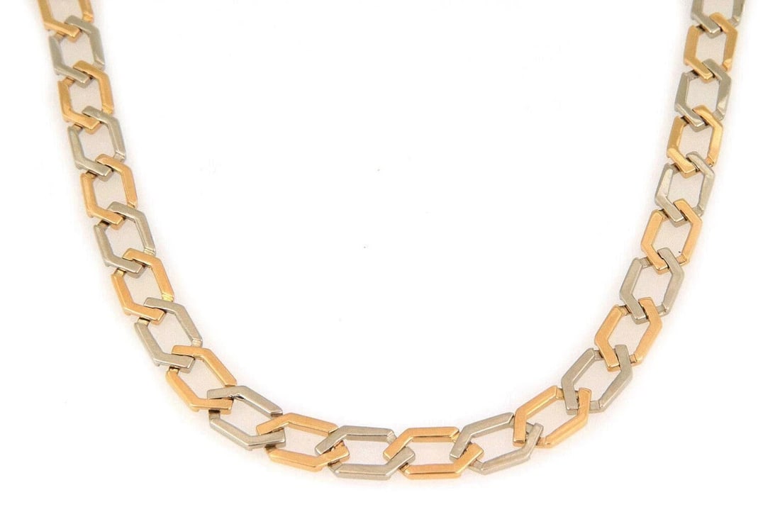 VAN CLEEF & ARPELS OCTAGONAL LINK CHAIN - 2