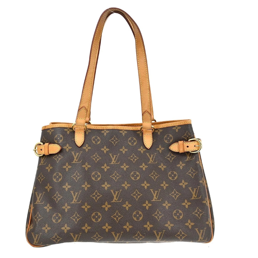 LOUIS VUITTON BATIGNOLLES HORIZONTAL TOTE BAG MONOGRAM: LOUIS VUITTON BATIGNOLLES HORIZONTAL TOTE BAG MONOGRAM Brand: Louis Vuitton Type: Tote Material/Exterior Material: Monogram Canvas, Leather Color/Exterior Color: Brown Size: W 14.6 x H 9.8 x D 5.1