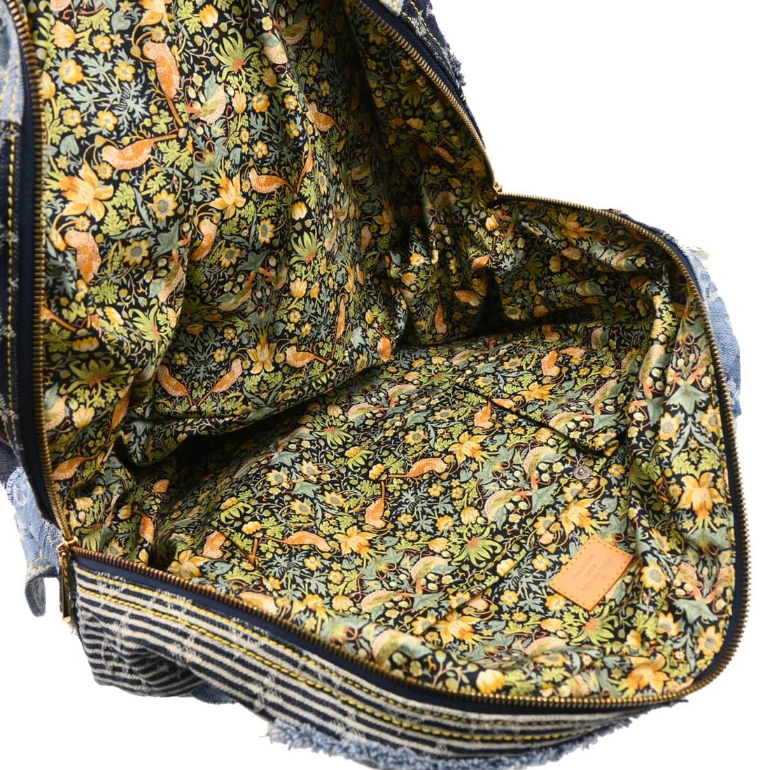 LOUIS VUITTON MONOGRAM DENIM PATCHWORK BOWLY SHOULDER BAG - 8