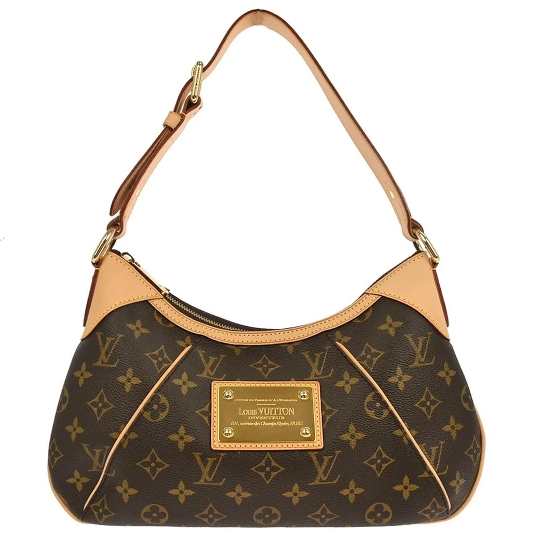 LOUIS VUITTON MONOGRAM THAMES PM HOBO HANDBAG (1 of 7)