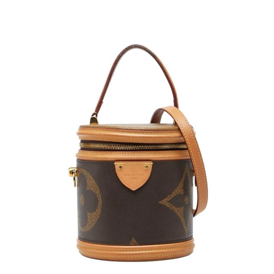 LOUIS VUITTON MONOGRAM GIANT CANNES VANITY BAG/SHOULDER BAG: Louis Vuitton Monogram Giant Cannes Vanity Bag/Shoulder Bag Brand: Louis Vuitton Type/Style: Shoulder bag, Vanity bag Material: PVC , Leather Color: Brown Size: Size (HxWxD) 17cm x 15cm x 15cm / 6