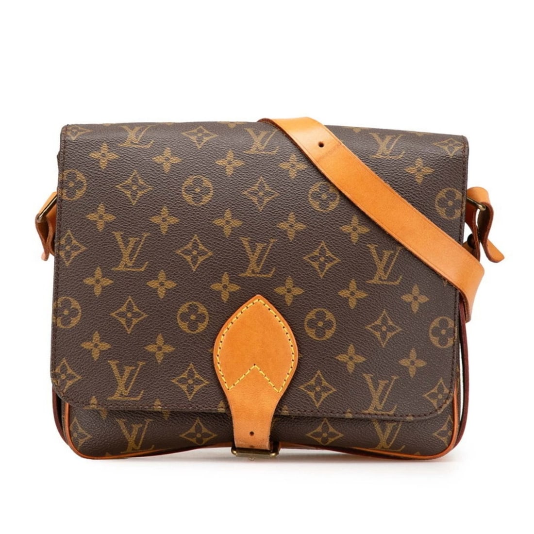 LOUIS VUITTON MONOGRAM CARTESIERE GM CROSSBODY SHOULDER BAG: Louis Vuitton Monogram Cartesiere GM Crossbody Shoulder Bag Brand: Louis Vuitton Type/Style: Shoulder bag Material: PVC , Leather Color: Brown Size: Size (HxWxD) 21.5cm x 26cm x 7.5cm / 8.46'' x 1