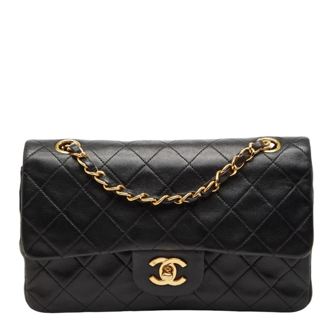 CHANEL COCO MARK MATELASSE 23 DOUBLE FLAP CHAIN SHOULDER BAG (1 of 10)