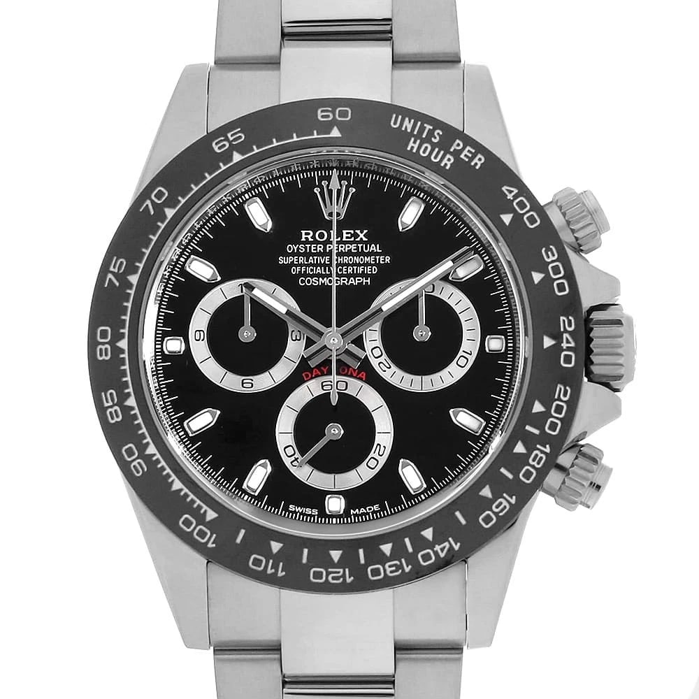 ROLEX COSMOGRAPH DAYTONA BLACK WRIST WATCH (1 of 7)