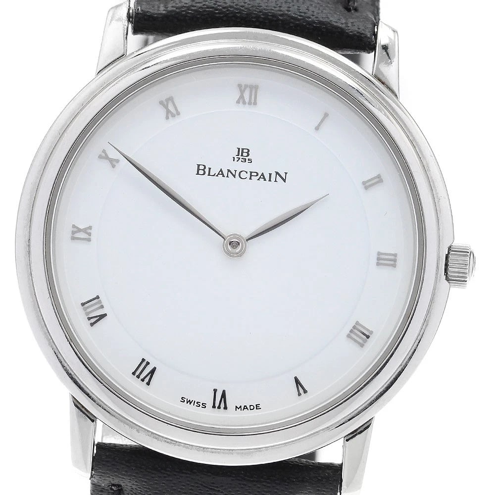 BLANCPAIN VILLERET WHITE DIAL HAND WINDING WATCH WRIST WATCH (1 of 2)