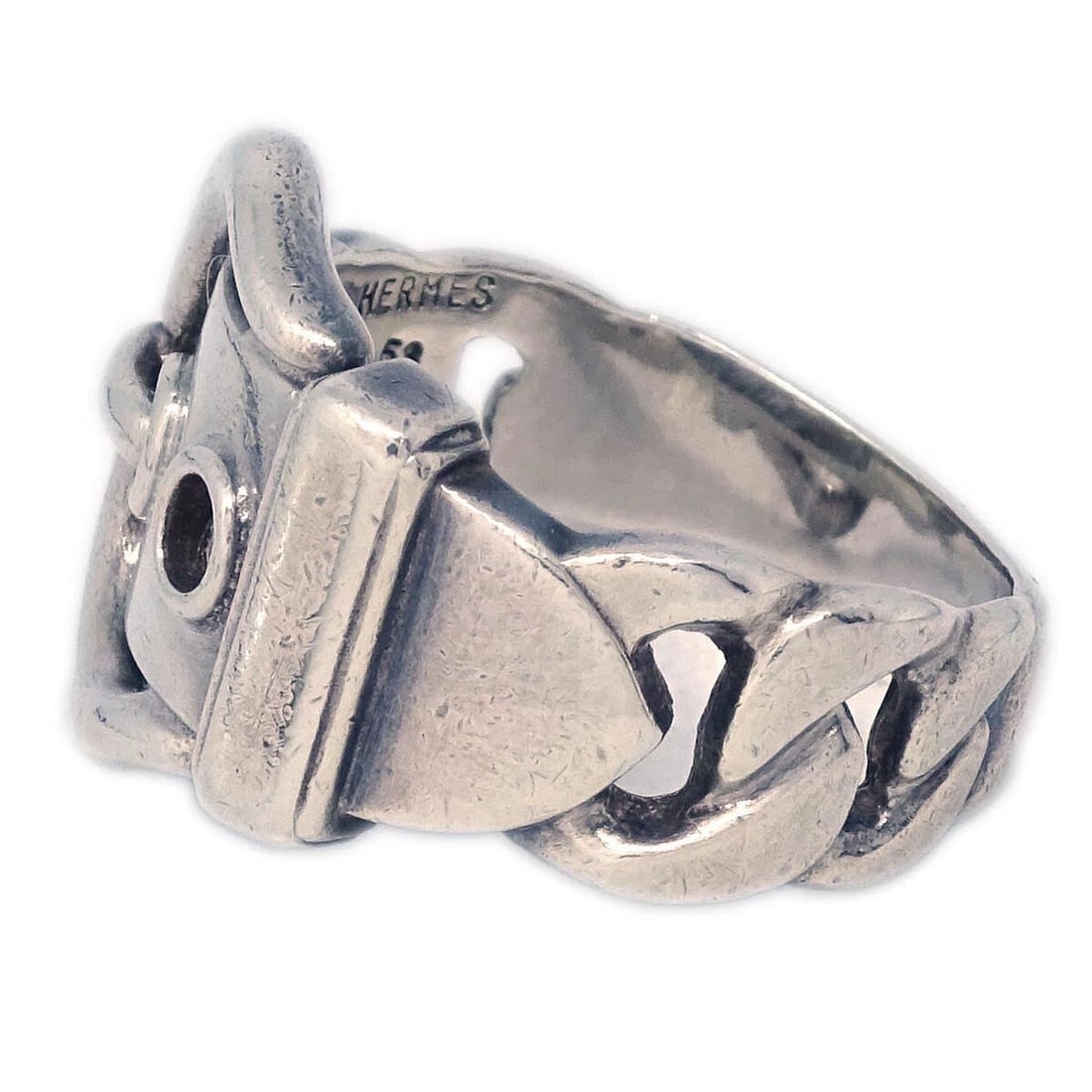 HERMES RING SILVER - 2