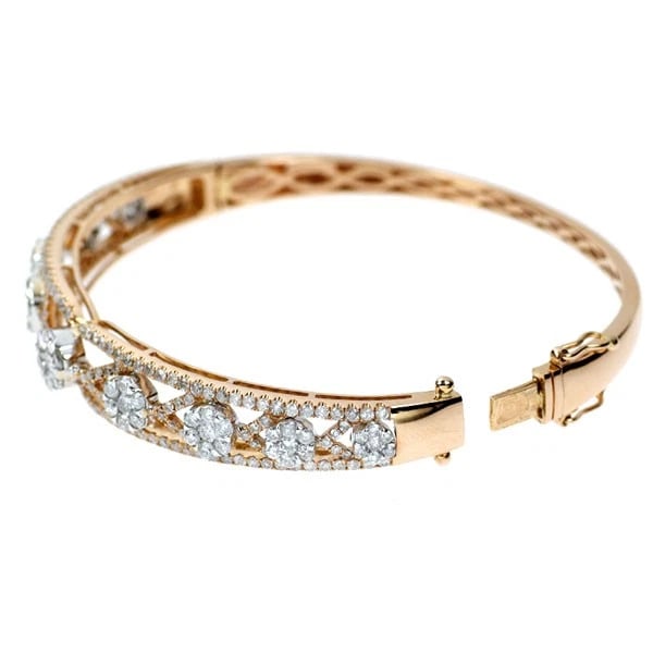 K18WG/ K18PG DIAMOND BANGLE - 2