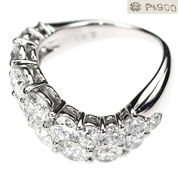 MONICKENDAM PT 900 DIAMOND RING - 2
