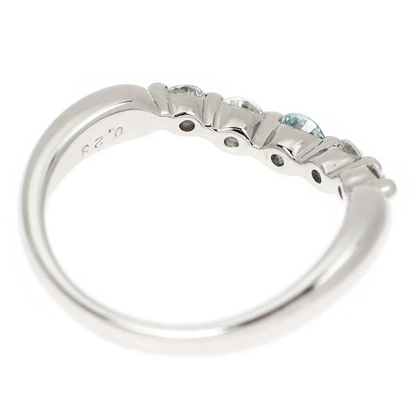 PT900 ICE BLUE DIAMOND RING - 2