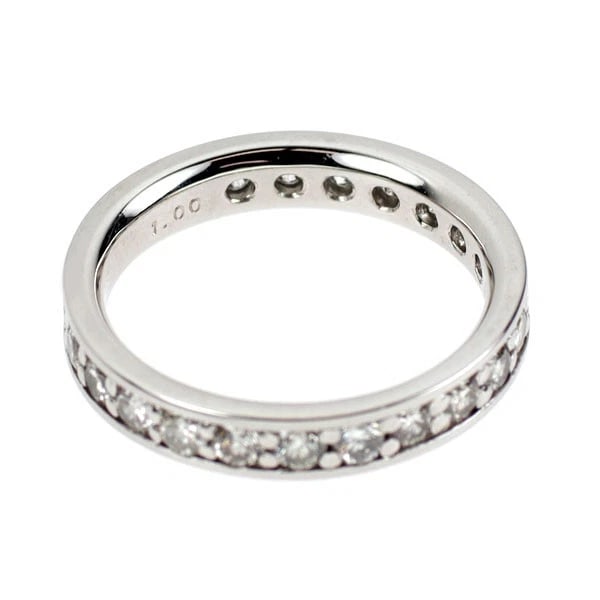 PT950 DIAMOND RING FULL ETERNITY - 2