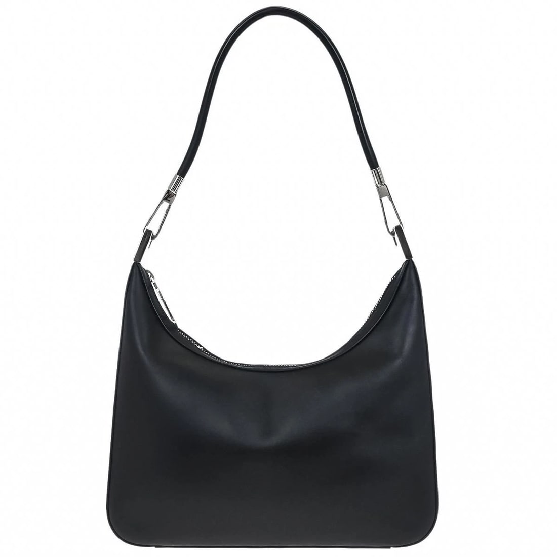 GUCCI BLACK LEATHER HOBO HANDBAG (1 of 6)