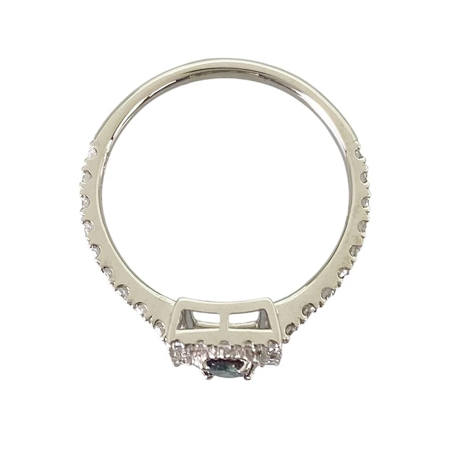 RING PLATINUM ALEXANDRITE DIAMOND - 2