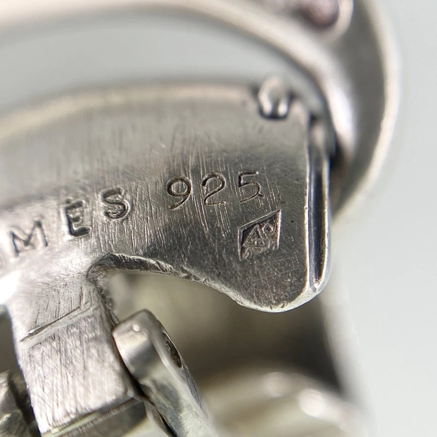 HERMES SILVER EARRING - 7