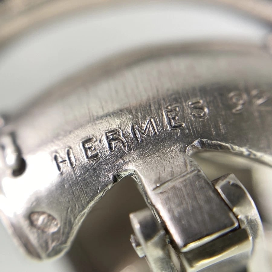 HERMES SILVER EARRING - 8