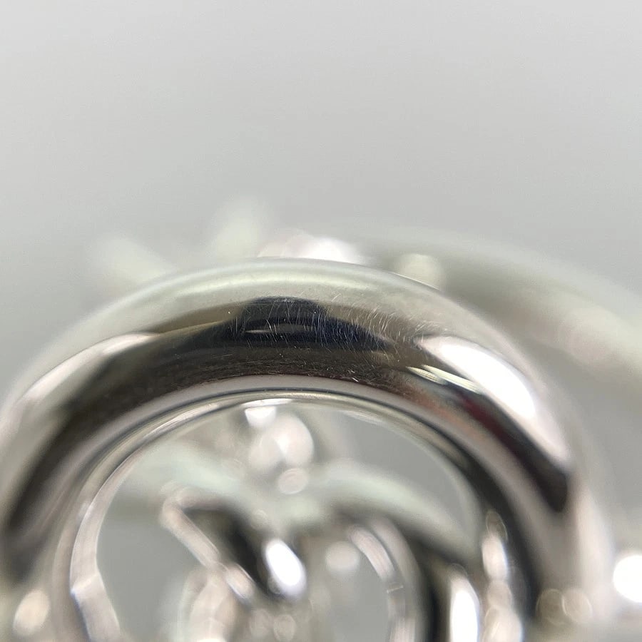 HERMES CROISETTE SILVER RING - 5