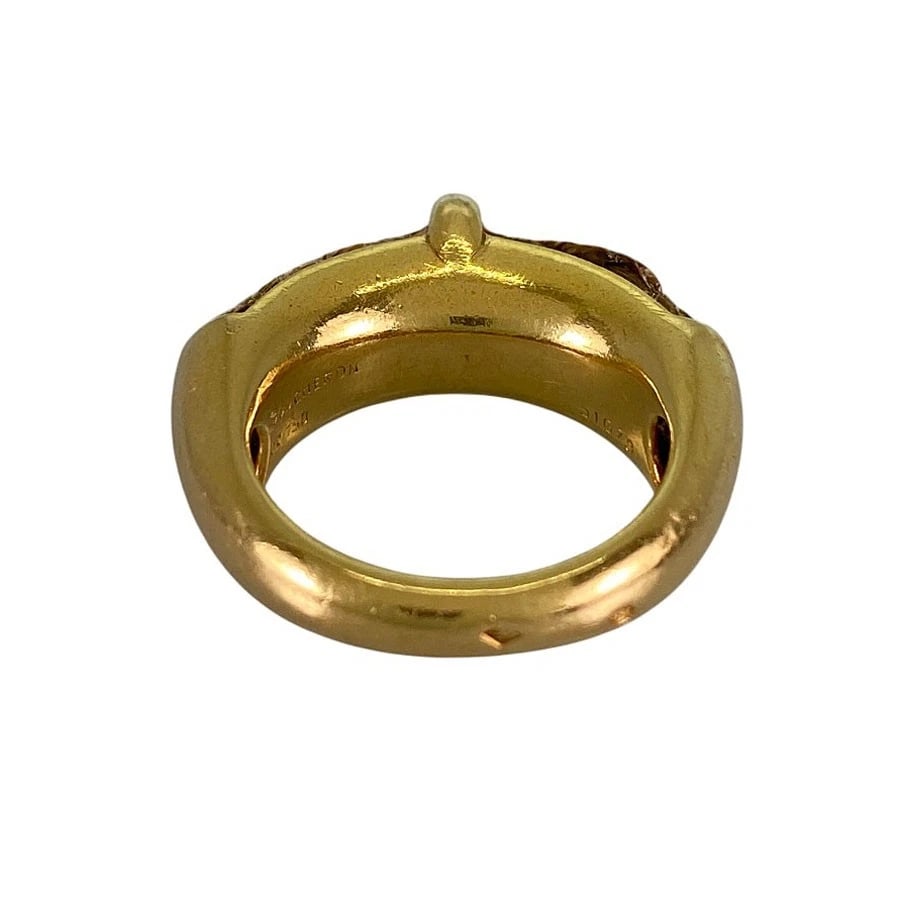 BOUCHERON YELLOW GOLD RING - 4