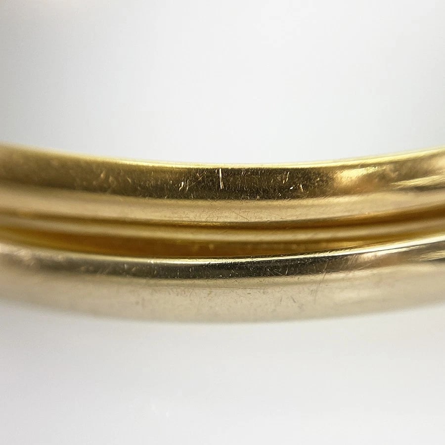 CARTIER TRINITY YELLOW GOLD BANGLE - 7