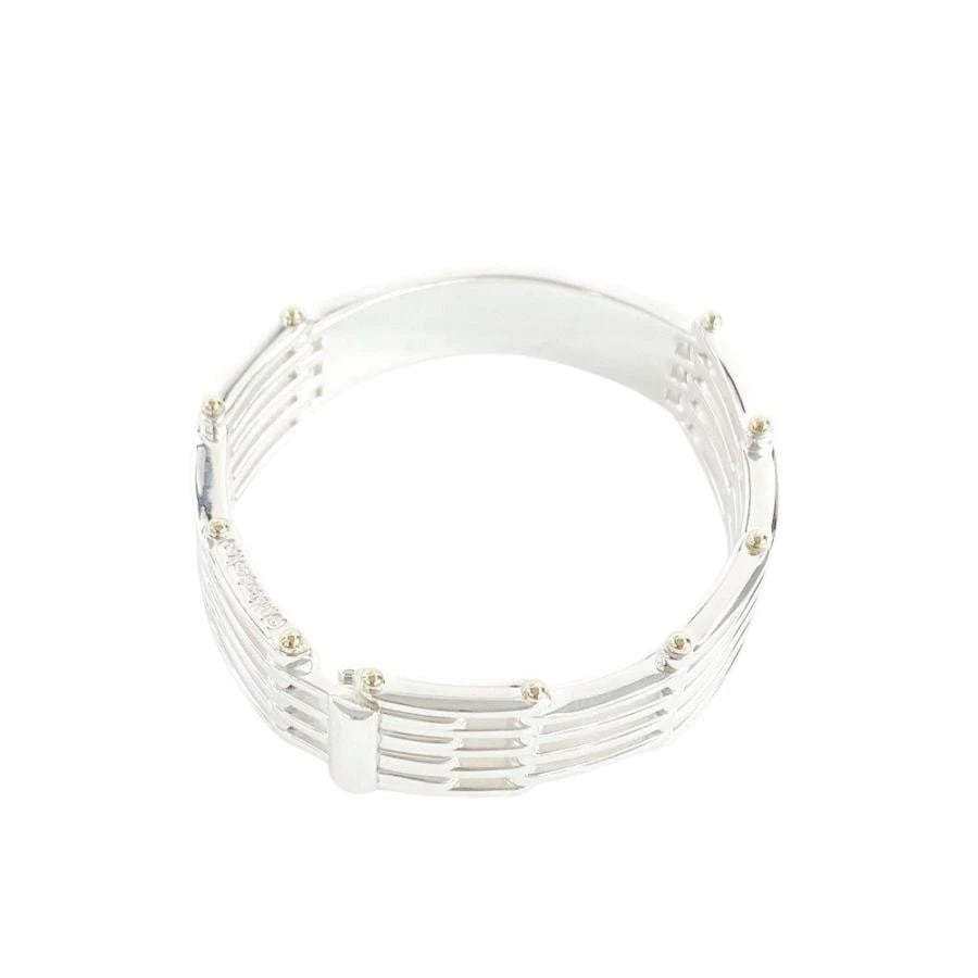 TIFFANY & CO. GATE LINK WHITE GOLD BRACELET (1 of 3)