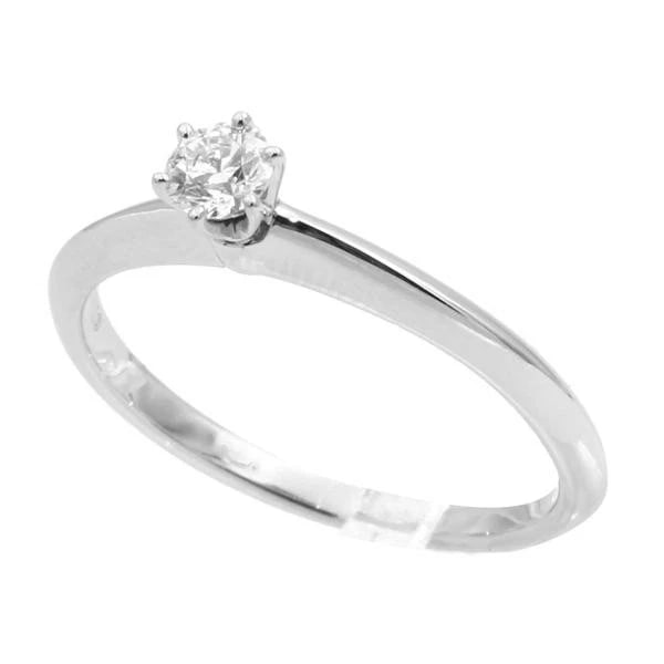 TIFFANY & CO. DIAMOND PLATINUM WOMEN'S RING: Tiffany & Co. Diamond Platinum Women's Ring Brand: Tiffany & Co. Type/Style: Ring Material: Metal Purity Pt950, Metal Platinum, Main Stone/Creation Natural Color: Platinum Size: US 7 Accessories: