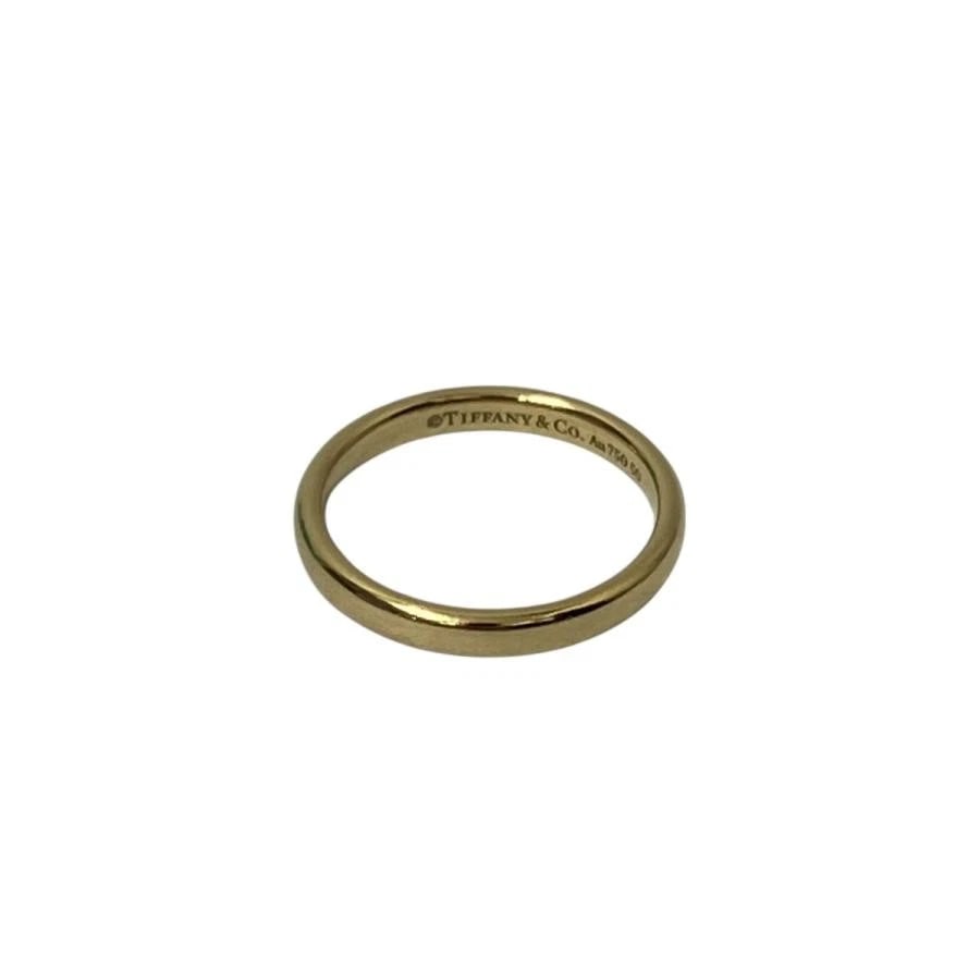 TIFFANY & CO. GOLD K18 WOMEN'S RING: Tiffany & Co. Gold K18 Women's Ring Brand: Tiffany & Co. Type/Style: Ring Material: Metal Purity K18, Metal Gold, Color: Gold Size: US 5 Accessories: None Accessories Notice: When purchasi