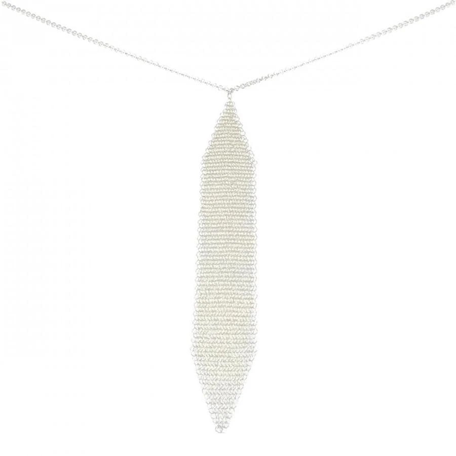 TIFFANY & CO. PERETTI 925 SILVER NECKLACE: Tiffany & Co. Peretti 925 Silver Necklace Brand: Tiffany & Co. Type/Style: Necklace Material: Metal Purity 925, Metal Silver, Color: Silver Size: 41cmActual size Pendant length x width: 107.6mm x