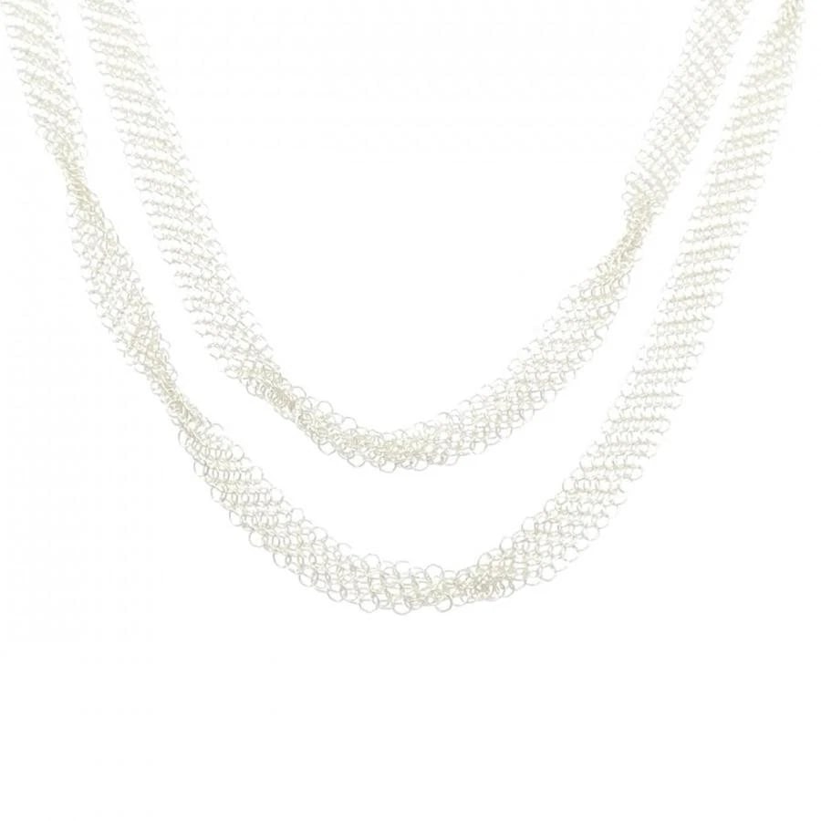 TIFFANY & CO. SILVER 925 NECKLACE: Tiffany & Co. Silver 925 Necklace Brand: Tiffany & Co. Type/Style: Necklace Material: Metal Purity 925, Metal Silver, Main Stone/Creation Natural Color: Silver Size: 93cmActual size Maximum