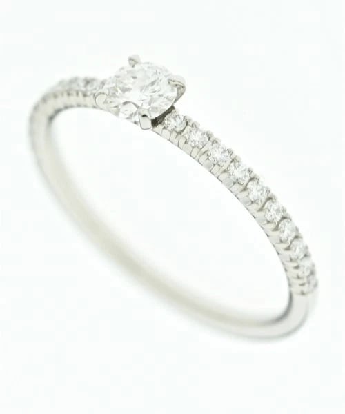 CARTIER PT950 DIAMOND RING - 3