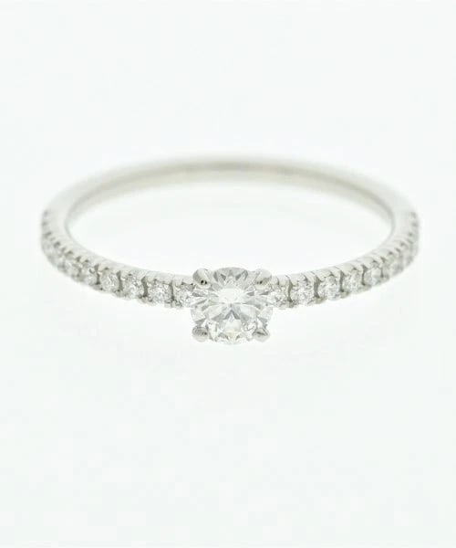 CARTIER PT950 DIAMOND RING - 4