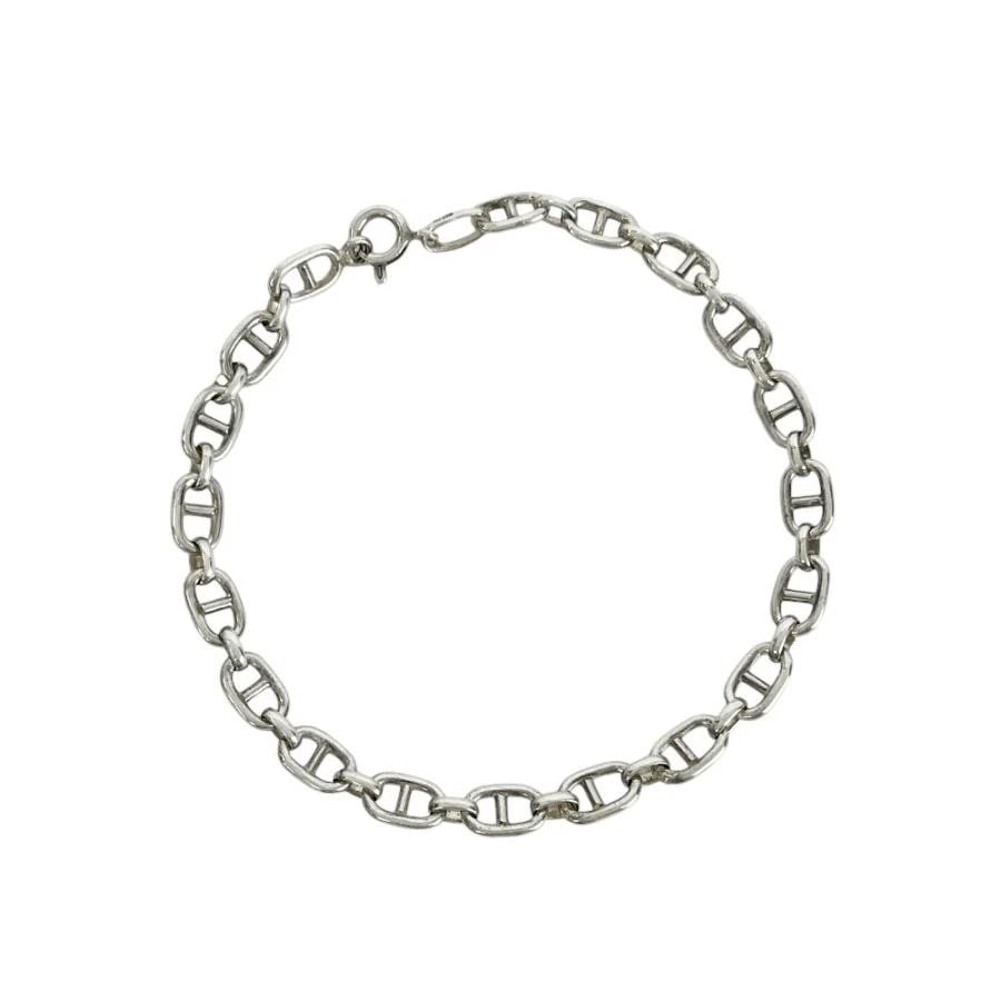 TIFFANY & CO. ANCHOR CHAIN SILVER 925 BRACELET: Tiffany & Co. Anchor Chain Silver 925 Bracelet Brand: Tiffany & Co. Type/Style: Bracelet Material: Metal Purity 925, Metal Silver, Color: Silver Size: Chain Length: Approx. 21.5cm / Width: