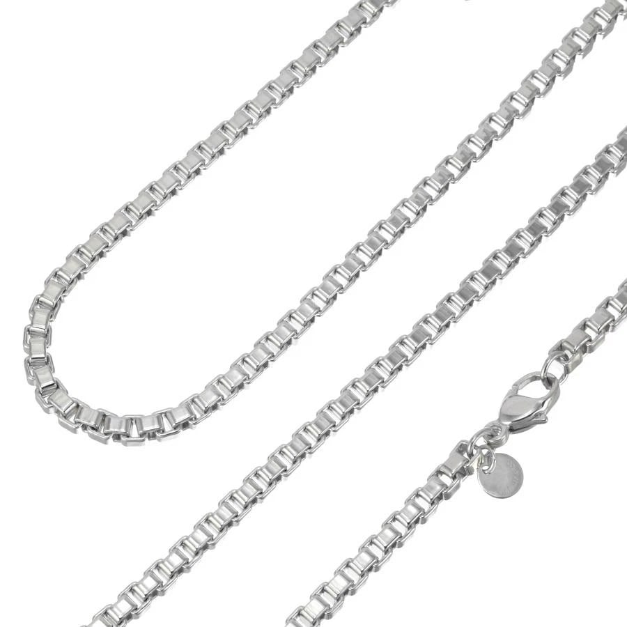 TIFFANY & CO. VENETIAN LINK SILVER 925 NECKLACE: Tiffany & Co. Venetian Link Silver 925 Necklace Brand: Tiffany & Co. Type/Style: Necklace Material: Metal Purity 925, Metal Silver, Color: Silver Size: size Length: 92.5cmChain width: 4mm Accesso