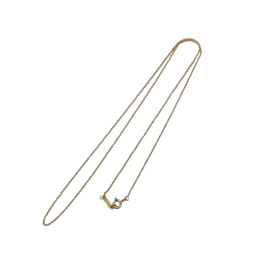 TIFFANY & CO. CHAIN GOLD 750 NECKLACE: Tiffany & Co. Chain Gold 750 Necklace Brand: Tiffany & Co. Type/Style: Necklace Material: Metal Purity 750, Metal Gold, Color: Gold Size: Total length: Approximately 50.5 c Accessories: None <