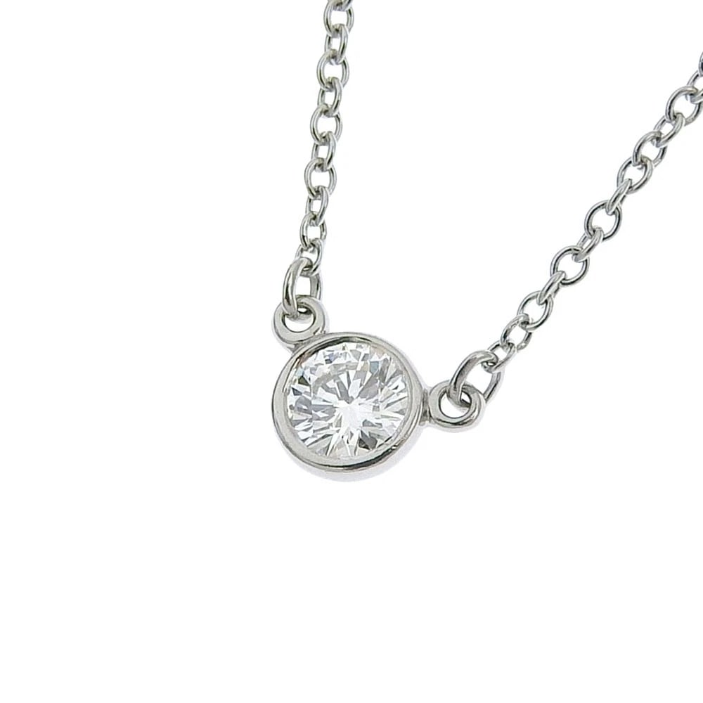 TIFFANY & CO. NECKLACE DIAMOND ACCENT PLATINUM (1 of 6)