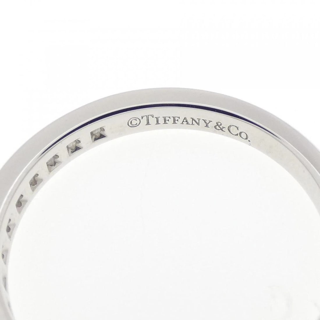 TIFFANY & CO. HALF CIRCLE CHANNEL SETTING RING - 4