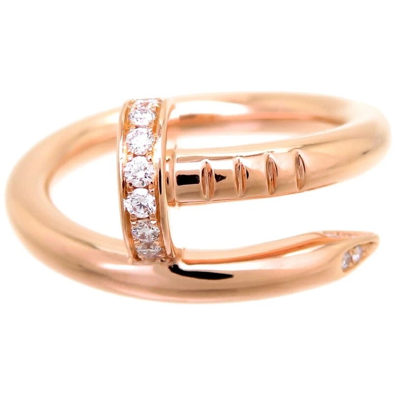 CARTIER K18PG RING - 3