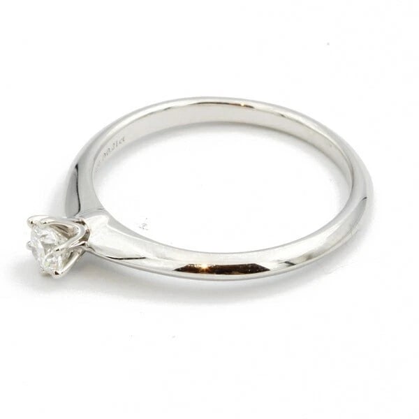 TIFFANY & CO. DIAMOND PT950 RING - 2