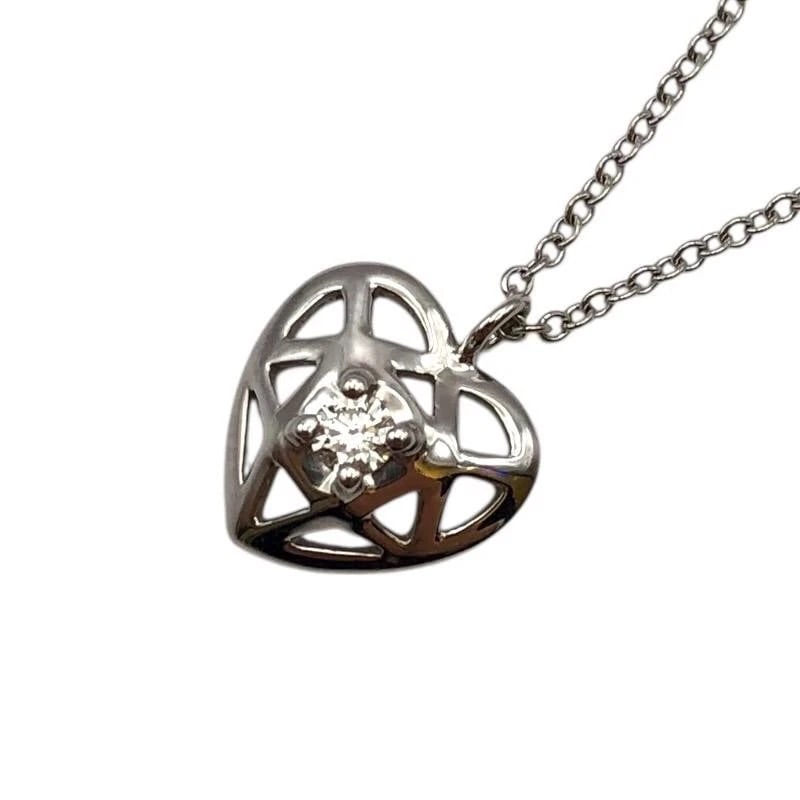 TIFFANY & CO. PALOMA PICASSO WHITE GOLD 750 NECKLACE: Tiffany & Co. Paloma Picasso White Gold 750 Necklace Brand: Tiffany & Co. Type/Style: Necklace Material: Metal Purity 750, Metal White Gold, Main Stone/Creation Natural Color: White Gold Size: len