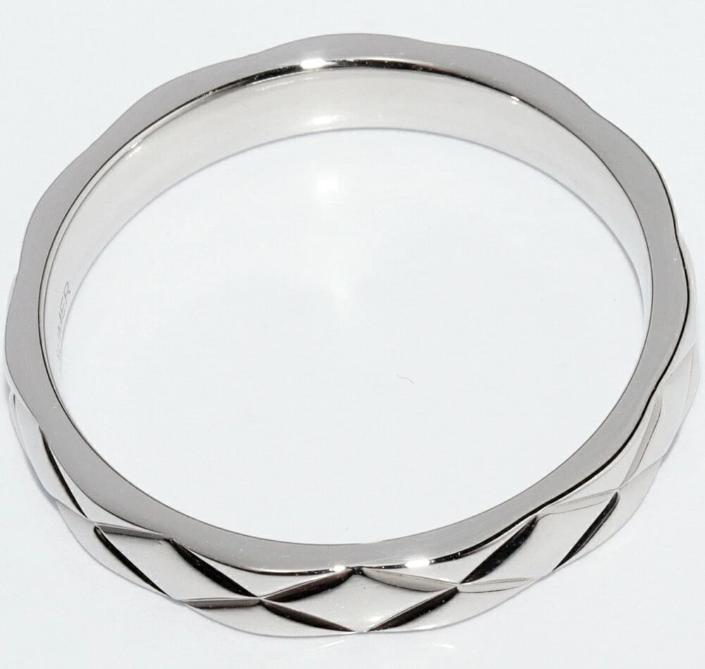 CHANEL PT950 MATELASSÉ RINGS (1 of 2)