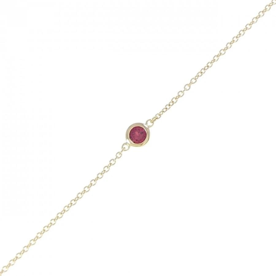 TIFFANY & CO. RUBY K18YG BRACELET: Tiffany & Co. Ruby K18YG Bracelet Brand: Tiffany & Co. Type/Style: Bracelet Material: Metal Purity K18, Metal Yellow Gold, Color: Size: Actual size Maximum width approx: 4.2mm Accessories: None
