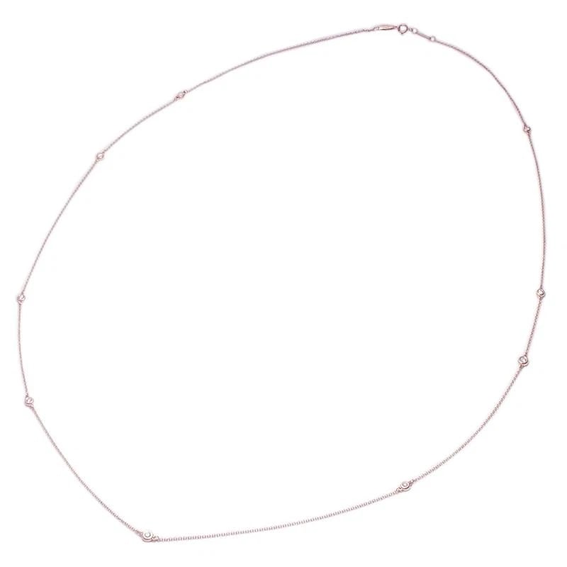 TIFFANY & CO. SPRINKLE DIAMOND NECKLACE: Tiffany & Co. Sprinkle Diamond Necklace Brand: Tiffany & Co. Type/Style: Necklace Material: Metal Purity K18, Metal Gold, Main Stone/Creation Natural Color: Gold Size: 80cm Total Length (including